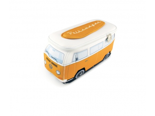 Trousse de toilette retro en forme du VW T2 BUS 3D ORANGE