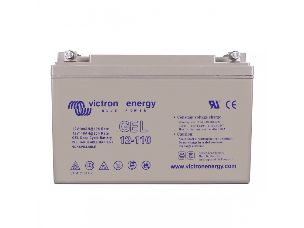 Batterie solaire gel 100ah 12v décharge Lente - EcoWatt