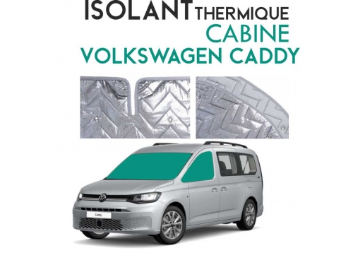 Isolant thermique  Cabine VW Caddy (3 parties) à partir du modèle 2004