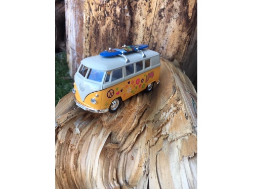 Voiture miniature T1 Bus Volkswagen Jaune