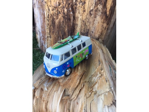 Voiture miniature T1 Bus Volkswagen Bleu