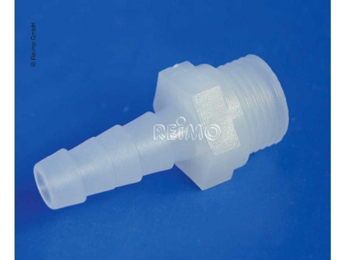 Raccords d&#039;eau plastique droit 3/8 mâle tétine 10/12 mm