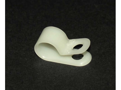 Collier de serrage plastique blanc 8 mm 10 pièces
