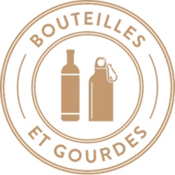 Bouteille et gourde